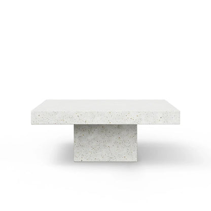 Urbia Una Minimalist Ivory Outdoor Coffee Table