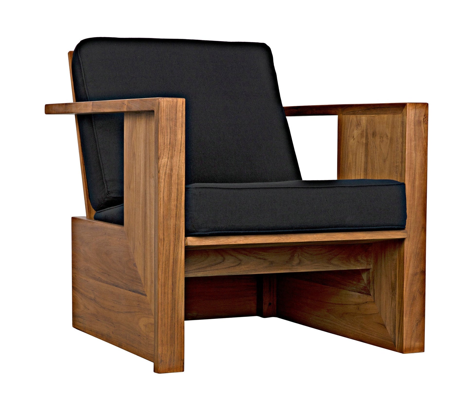 Ungaro Chair, Teak-Club Chairs-Noir-Sideboards and Things