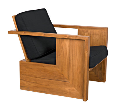 Ungaro Chair, Teak-Club Chairs-Noir-Sideboards and Things