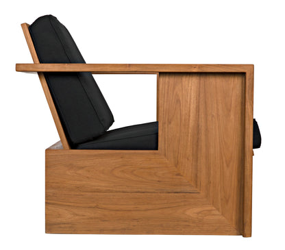 Ungaro Chair, Teak-Club Chairs-Noir-Sideboards and Things