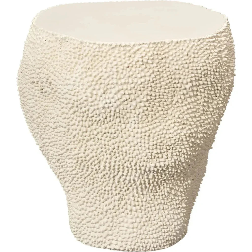 Uni Artisan Crafted Fiberglass Side Table