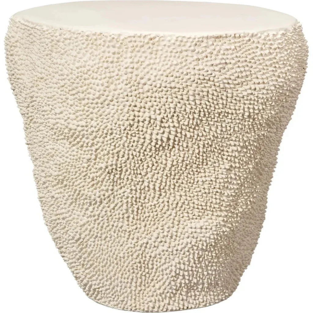 Uni Artisan Crafted Fiberglass Side Table