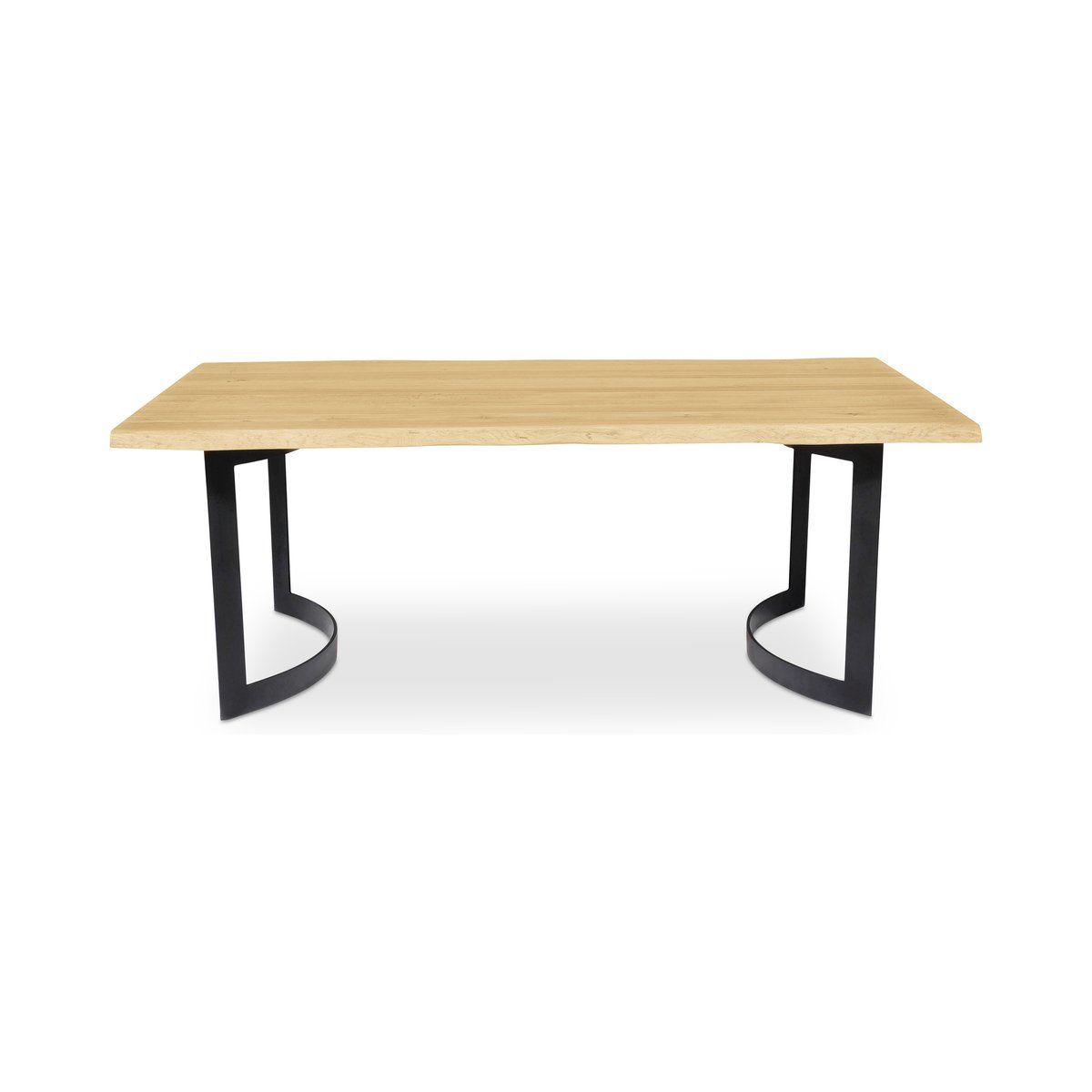 Bent Live Edge Reclaimed Wood Dining Table - view 11