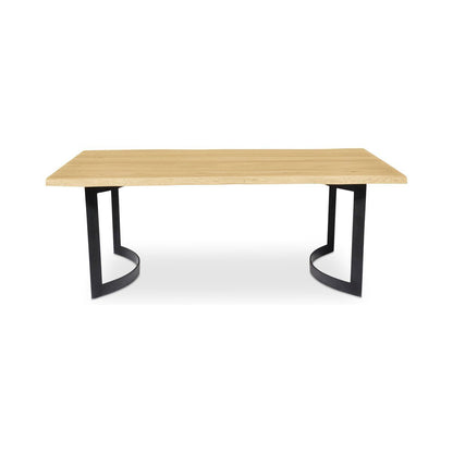Bent Live Edge Reclaimed Wood Dining Table - view 11