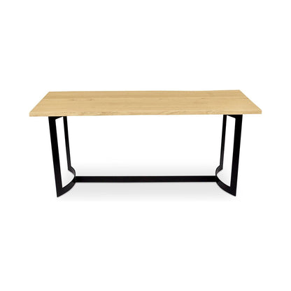 Bent Live Edge Industrial Counter Table