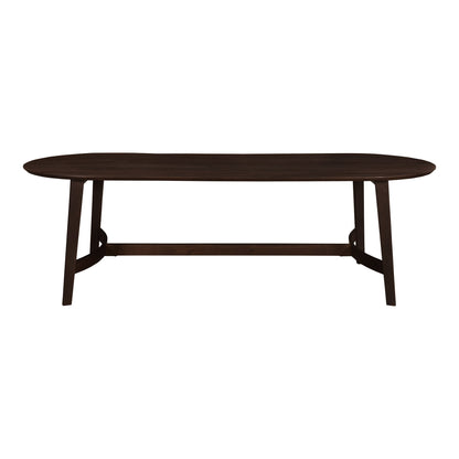 Trie Wood Oval Dining Table