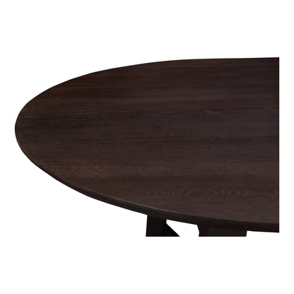 Trie Wood Oval Dining Table