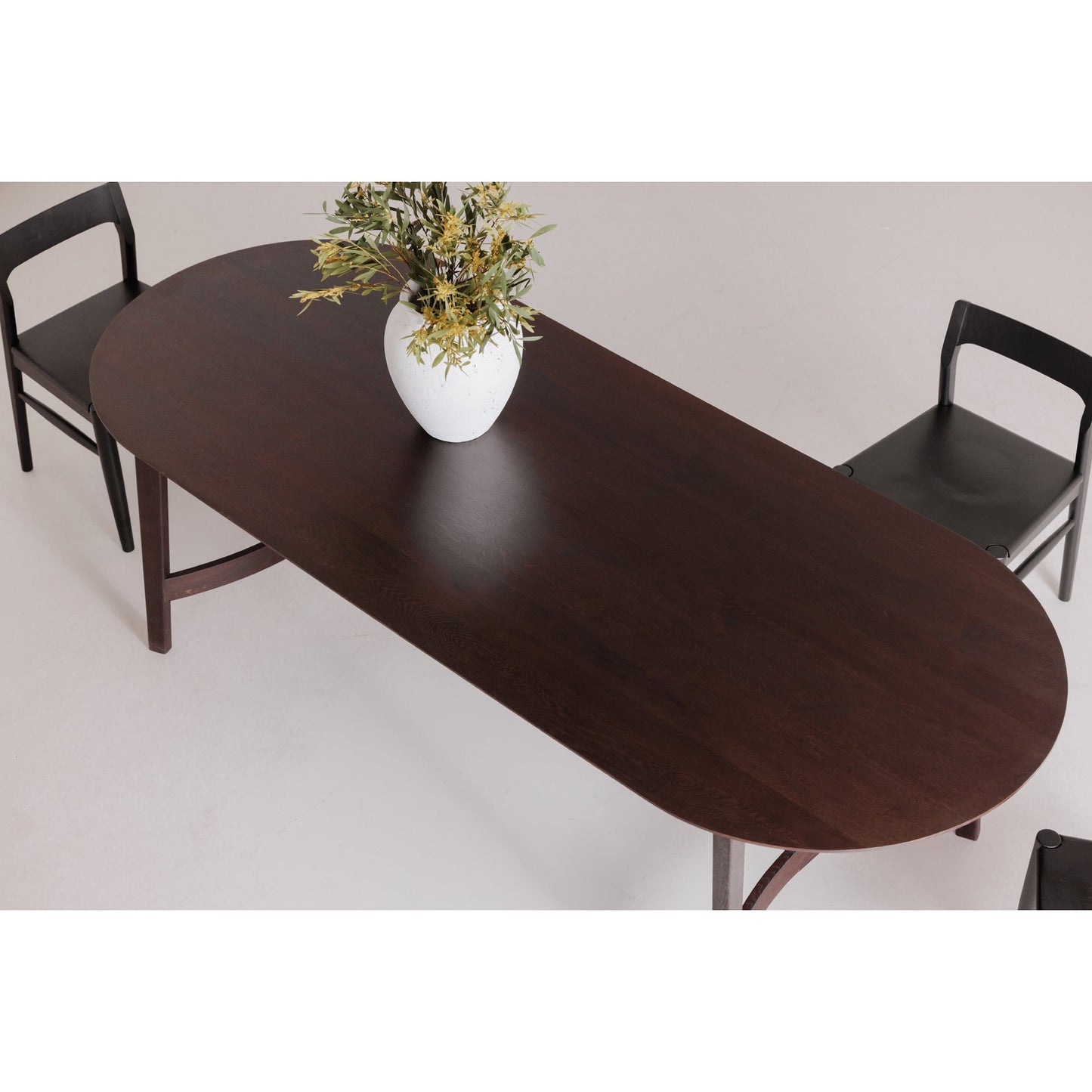 Trie Wood Oval Dining Table