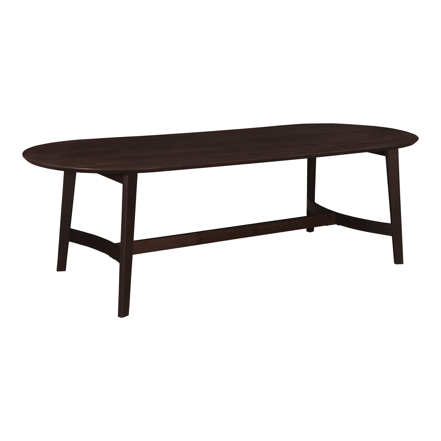 Trie Wood Oval Dining Table