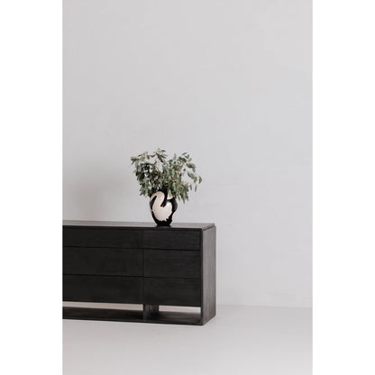 Quinton Wood Black Dresser