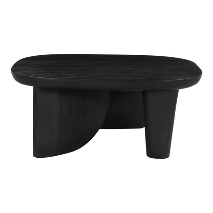 Era Wood Black Rectangular Coffee Table