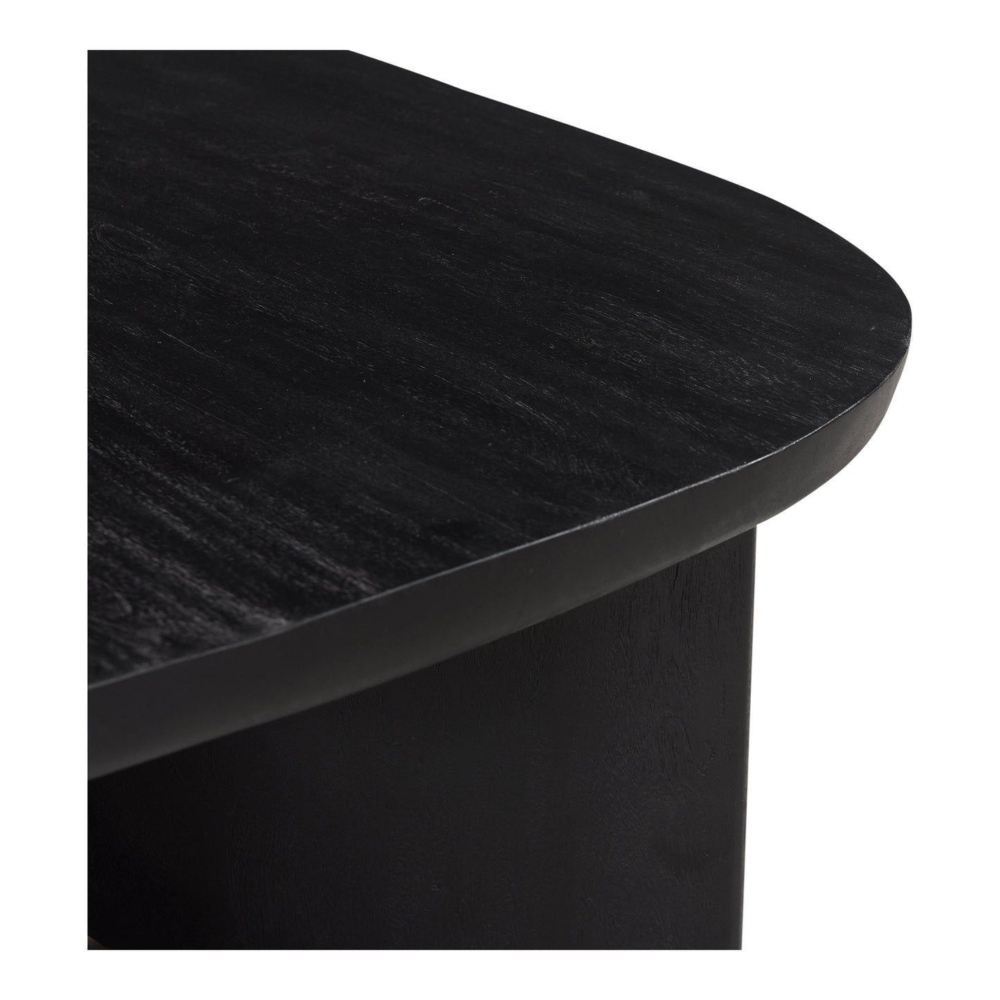 Era Wood Black Rectangular Coffee Table