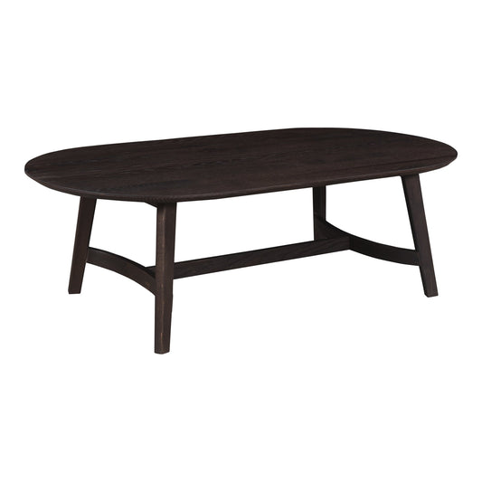 Trie Wood Oval Coffee Table