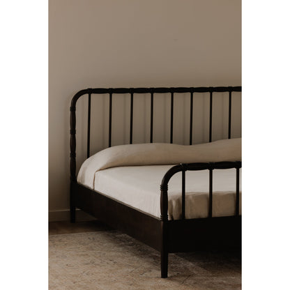 Vivian Solid Acacia Brown Wood Finish Bed