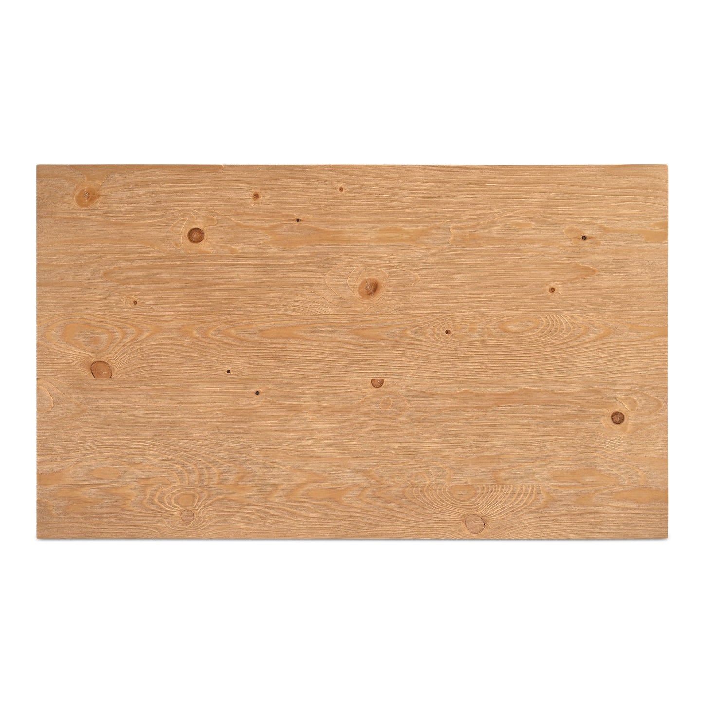 Tade Brown Pine Wood Three Drawer Nightstand