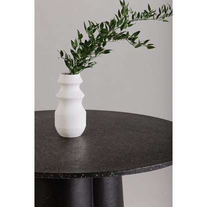 Mono Terrazzo and Concrete Round Dining Table