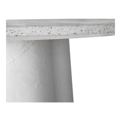 Mono Terrazzo and Concrete Round Dining Table