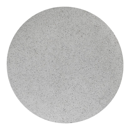 Mono Terrazzo and Concrete Round Dining Table