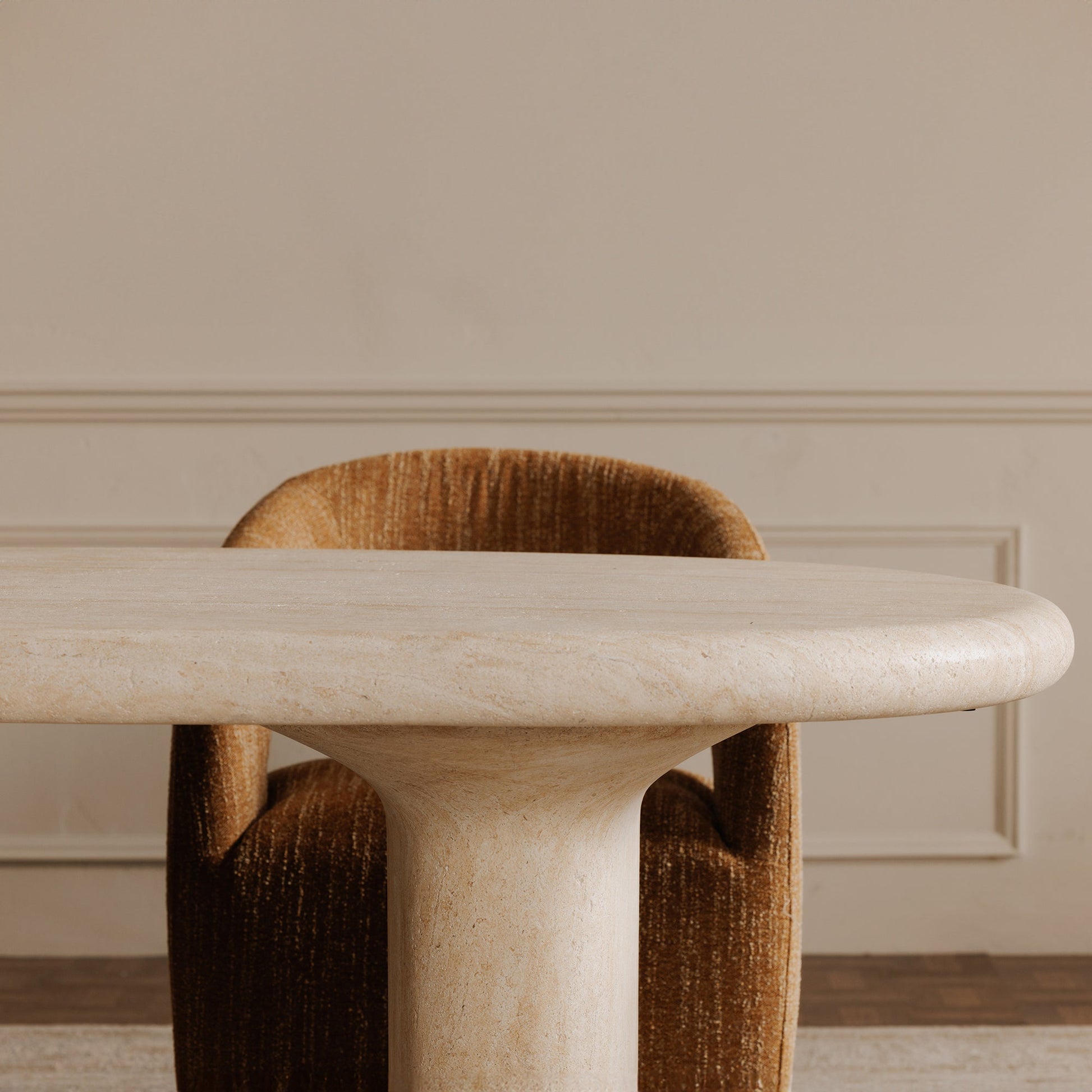Moe's Home Warby Faux Travertine Outdoor Dining Table