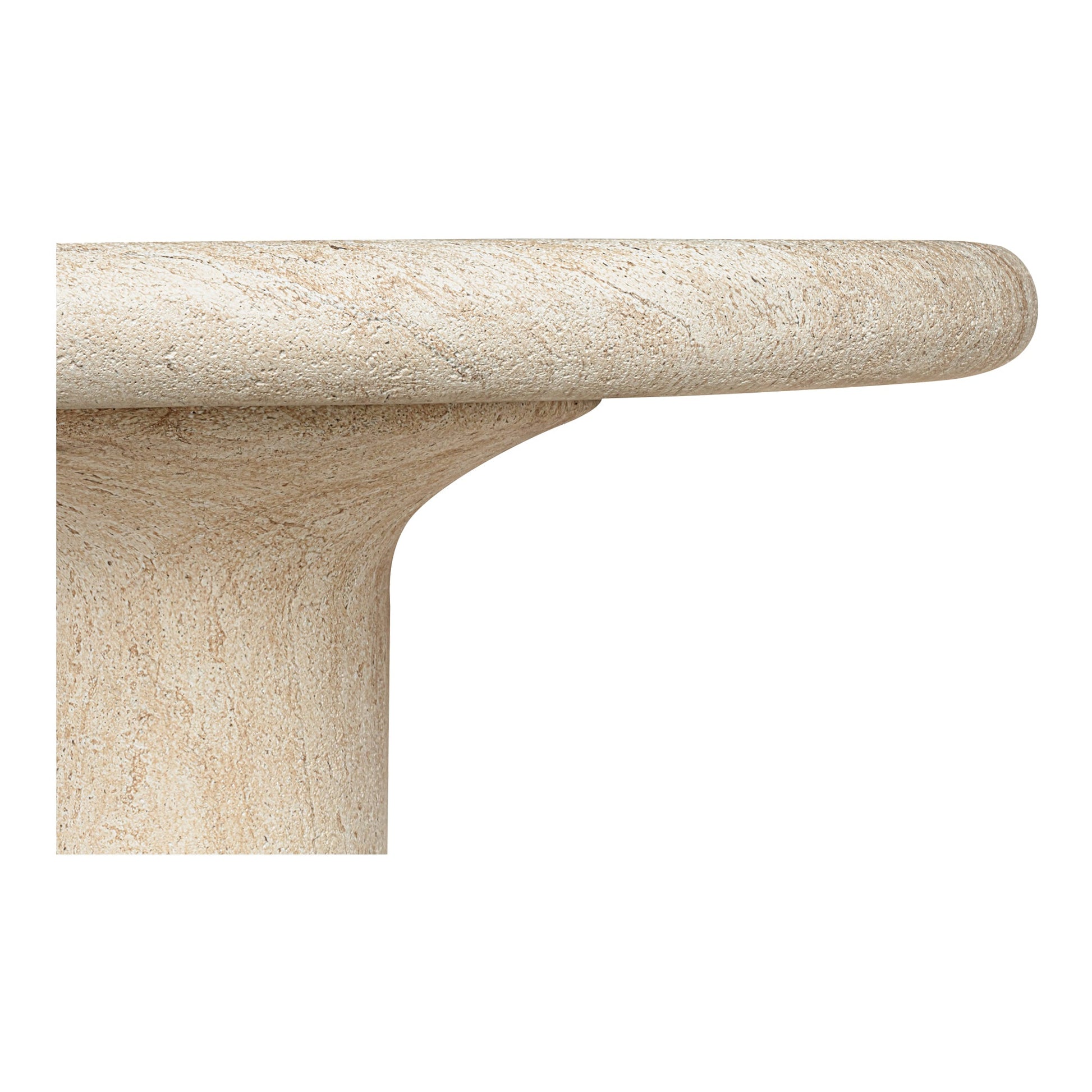 Moe's Home Warby Faux Travertine Outdoor Dining Table