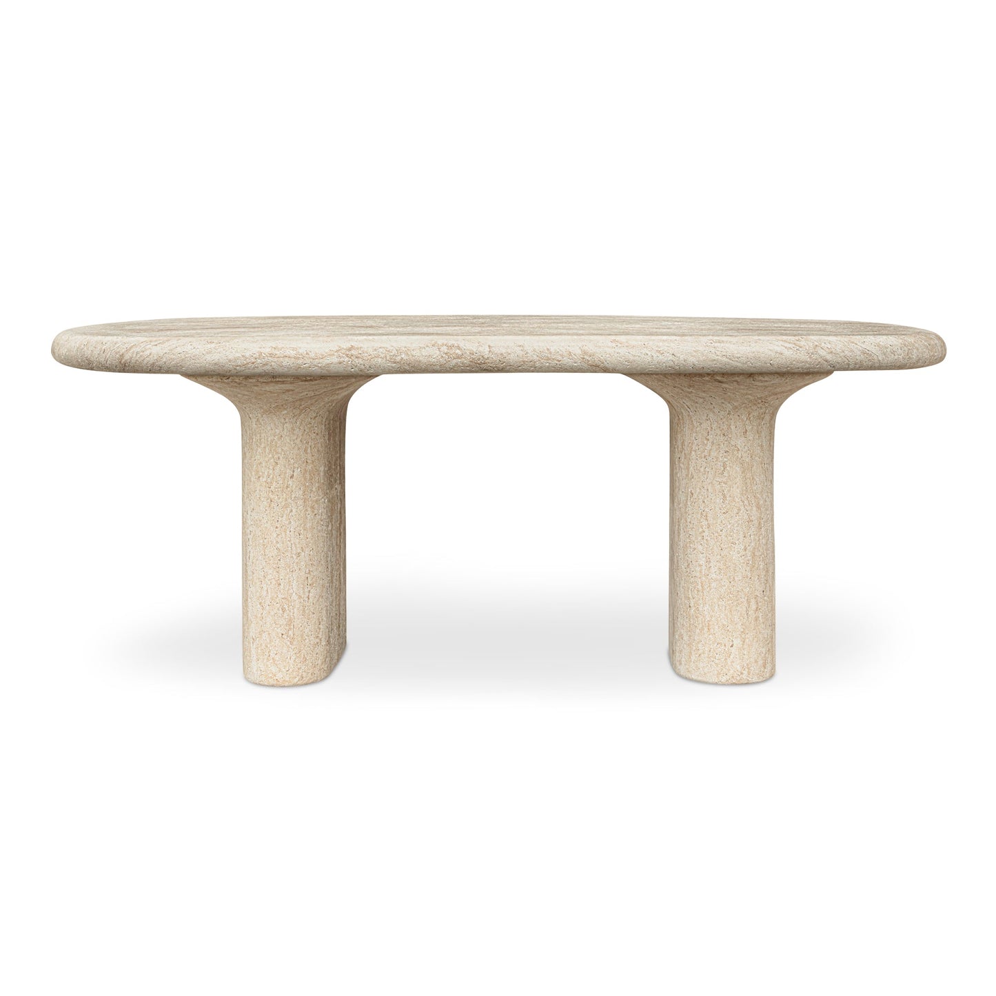 Moe's Home Warby Faux Travertine Outdoor Dining Table