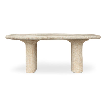 Moe's Home Warby Faux Travertine Outdoor Dining Table