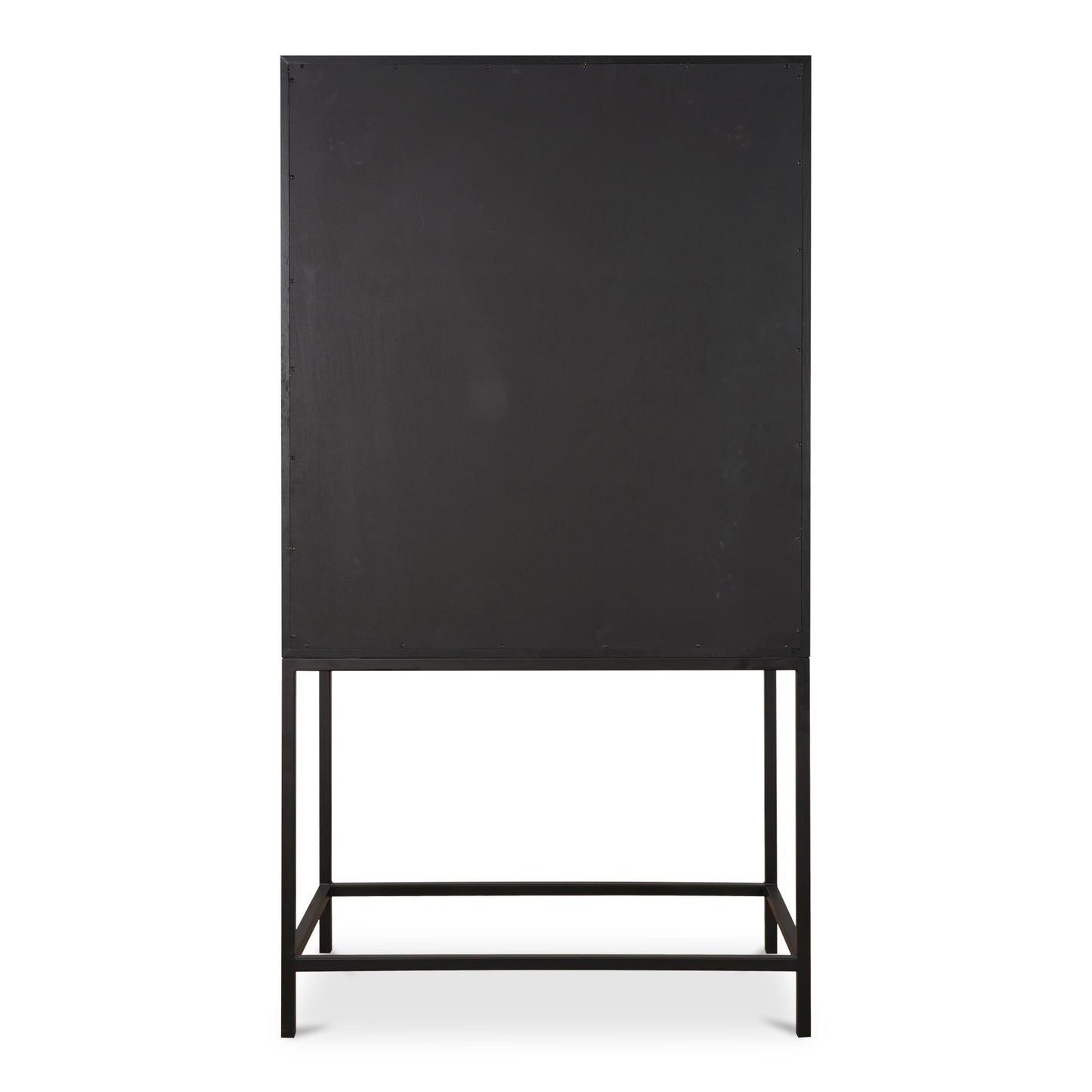 Mako Black Solid Oak Bar Cabinet