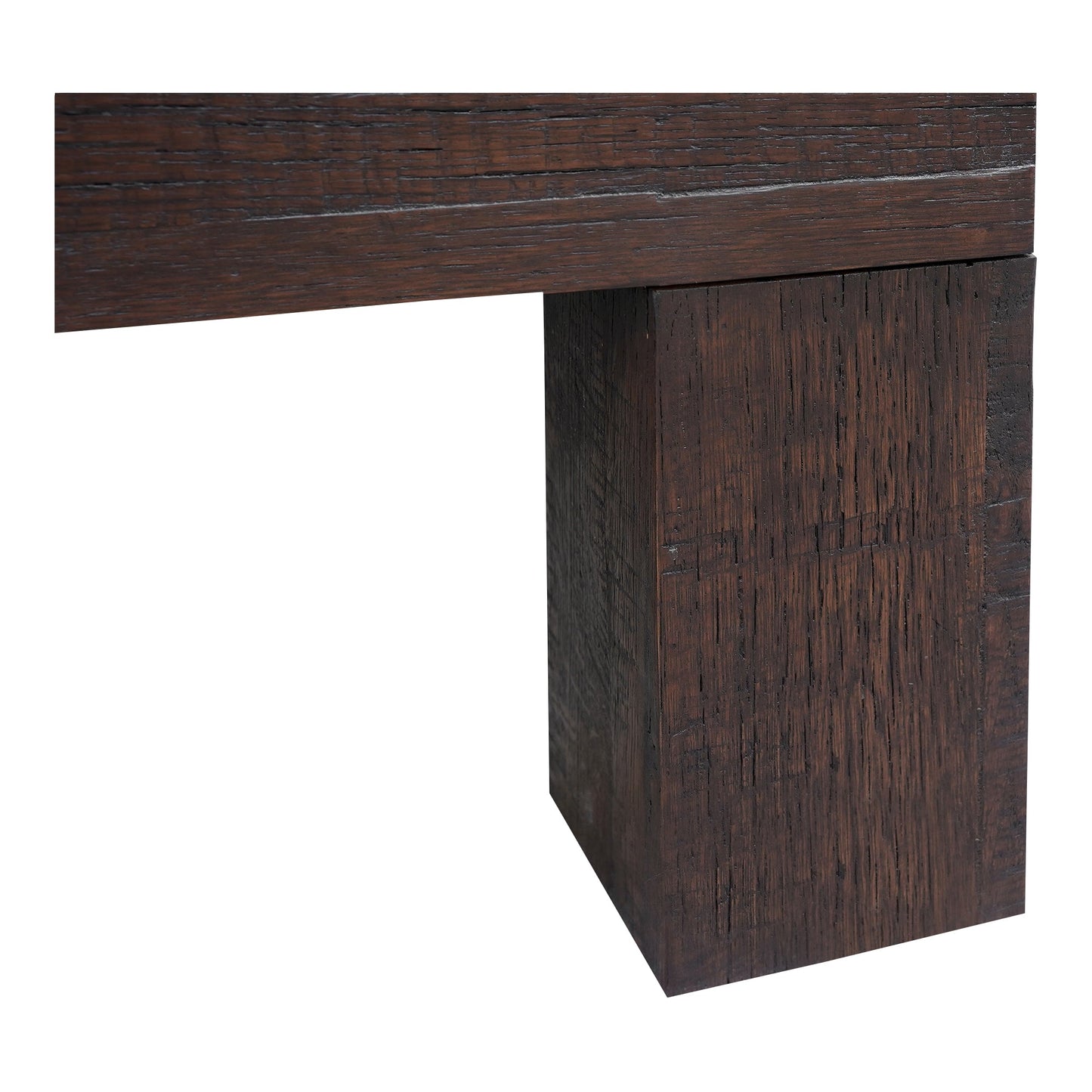 Evander Wood Brown Square Coffee Table