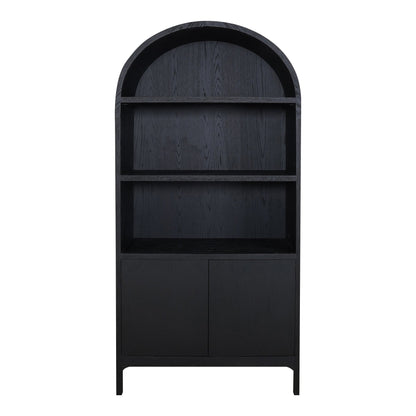 Wilde Wood Black Display Cabinet