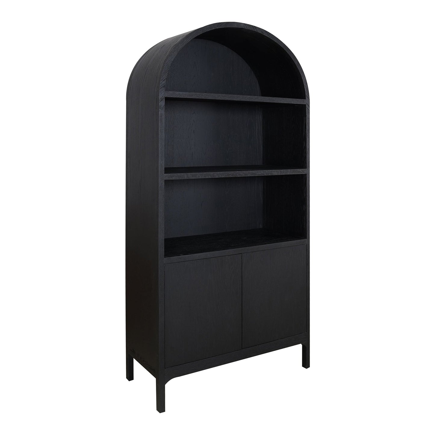 Wilde Wood Black Display Cabinet