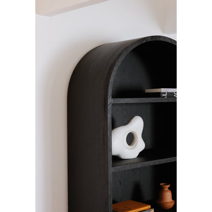 Wilde Wood Black Display Cabinet