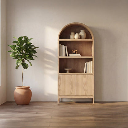 Wilde Wood Black Display Cabinet