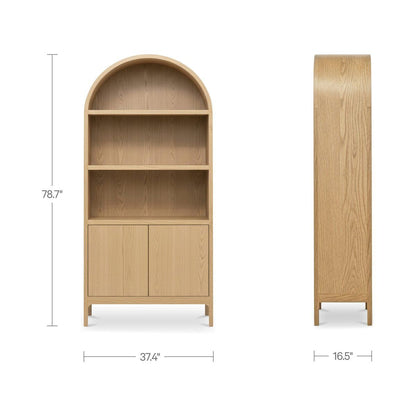 Wilde Wood Black Display Cabinet