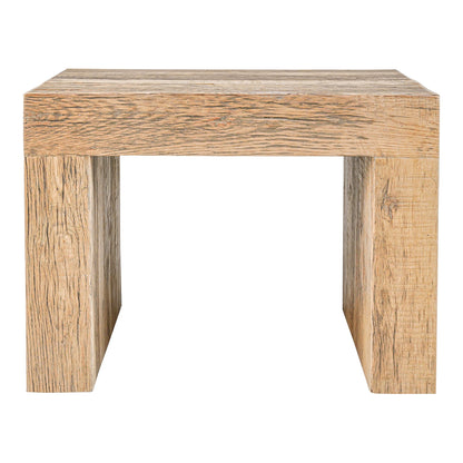 Evander Wood Side Table