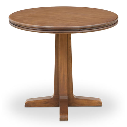 Moe's Home Charles Solid Pine Base Round Cafe Table