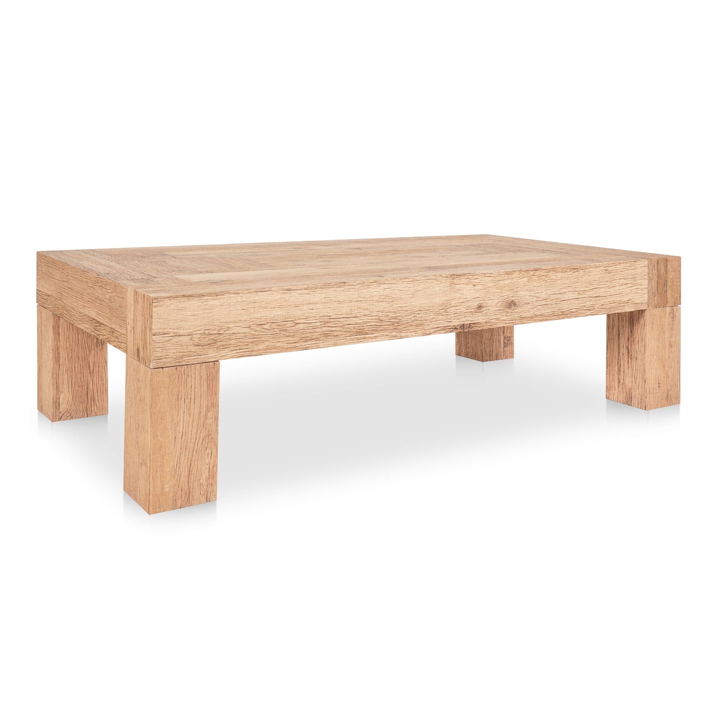 Evander Natural Rectangular Oak Coffee Table