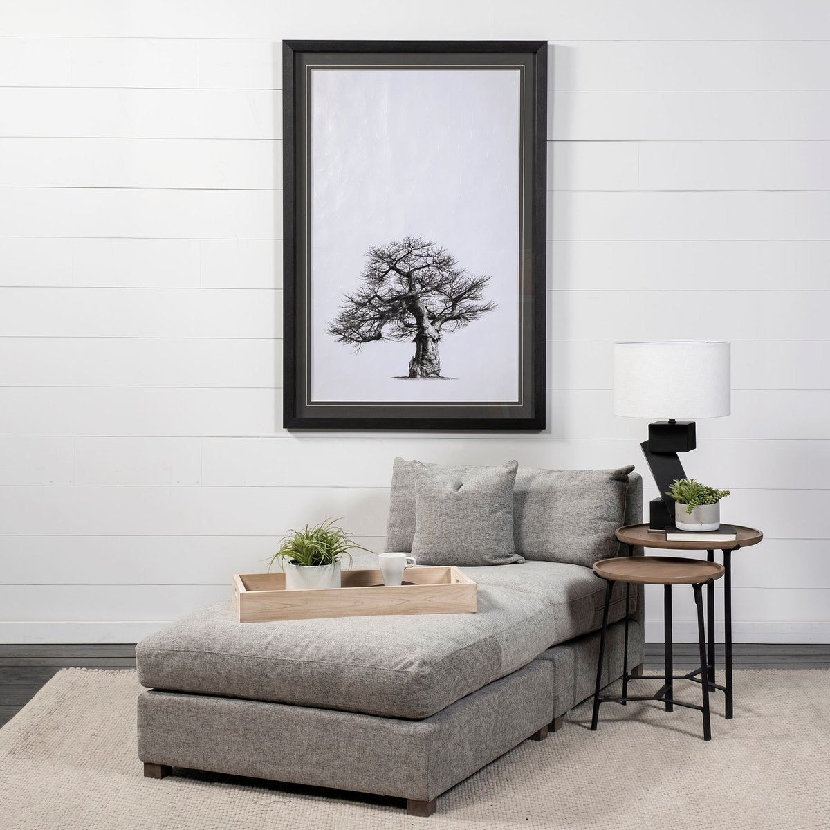 Mercana Valence Fabric Armless Sectional