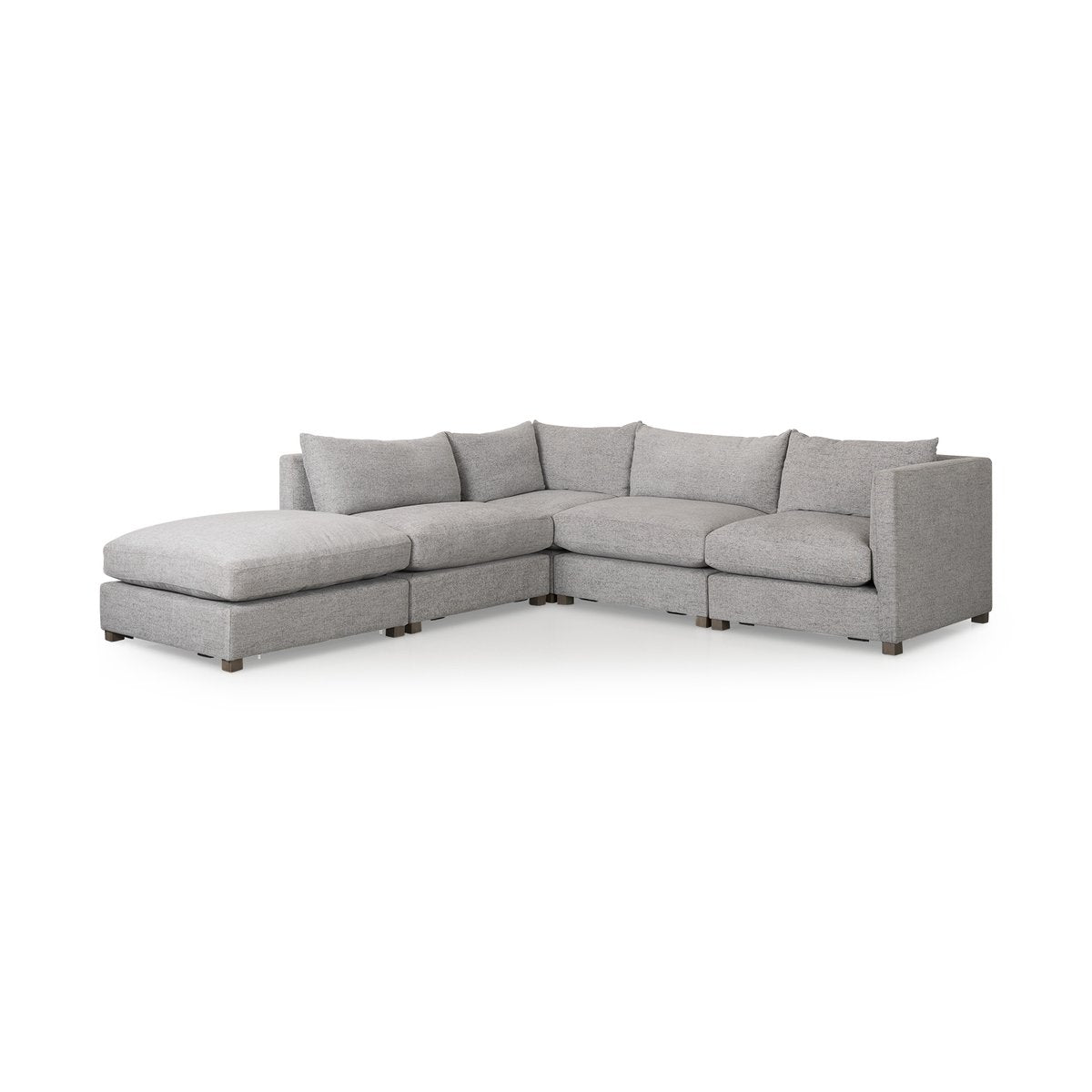 Mercana Valence Fabric Armless Sectional
