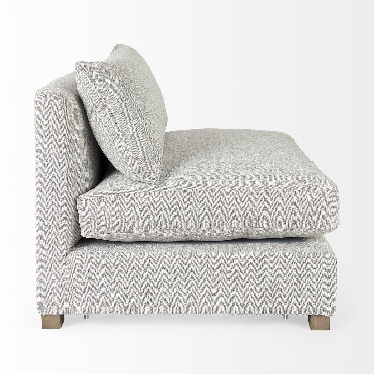 Mercana Valence Fabric Armless Sectional