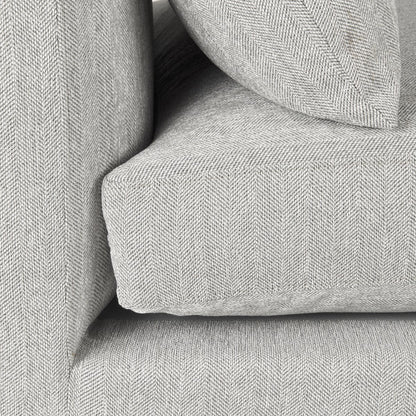 Mercana Valence Fabric Armless Sectional