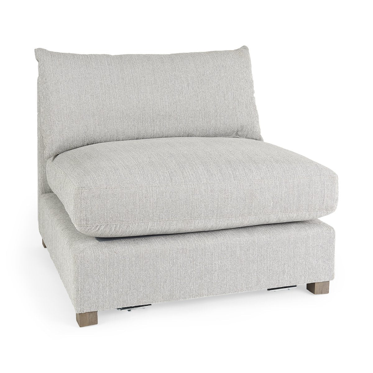 Mercana Valence Fabric Armless Sectional