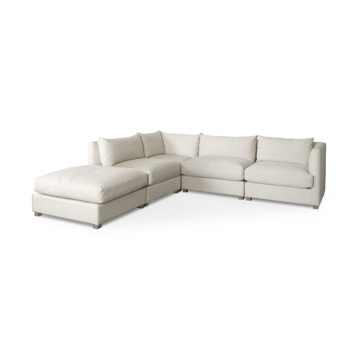 Mercana Valence Fabric Full Size Ottoman
