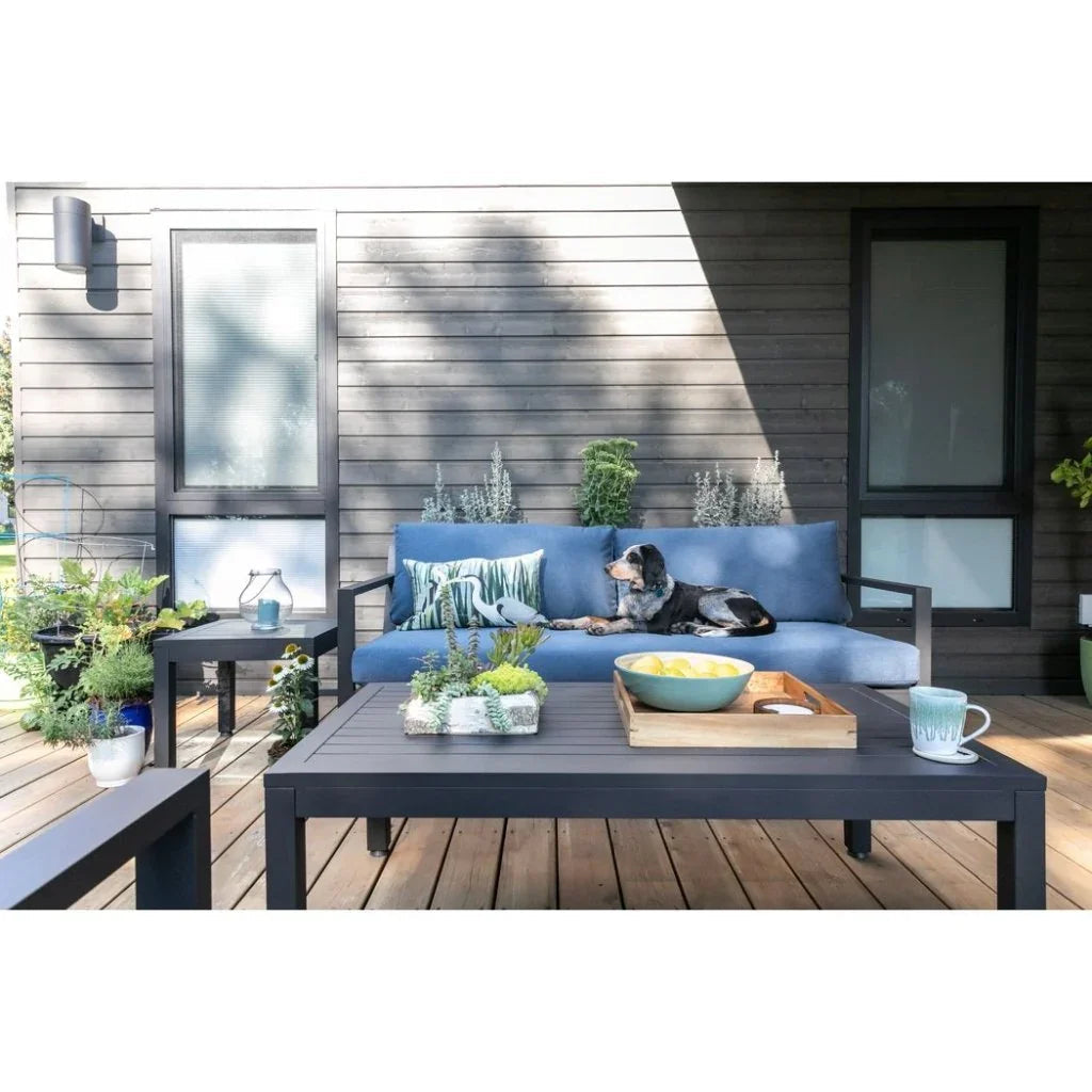 Vegas Aluminum Made Outdoor End Table -- view 2
