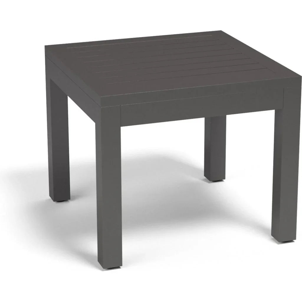 Vegas Aluminum Made Outdoor End Table -- view 3
