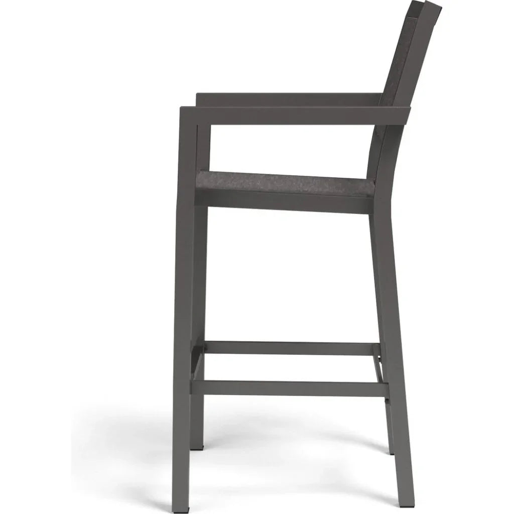 Vegas Aluminum Made Sling Outdoor Barstool -- view 5