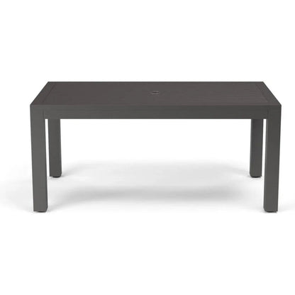 Vegas Aluminum Outdoor Dining Table -- view 3