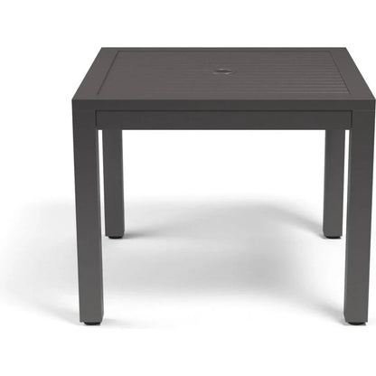 Vegas Aluminum Square Outdoor Dining Table-Outdoor Dining Tables-Sunset West-LOOMLAN