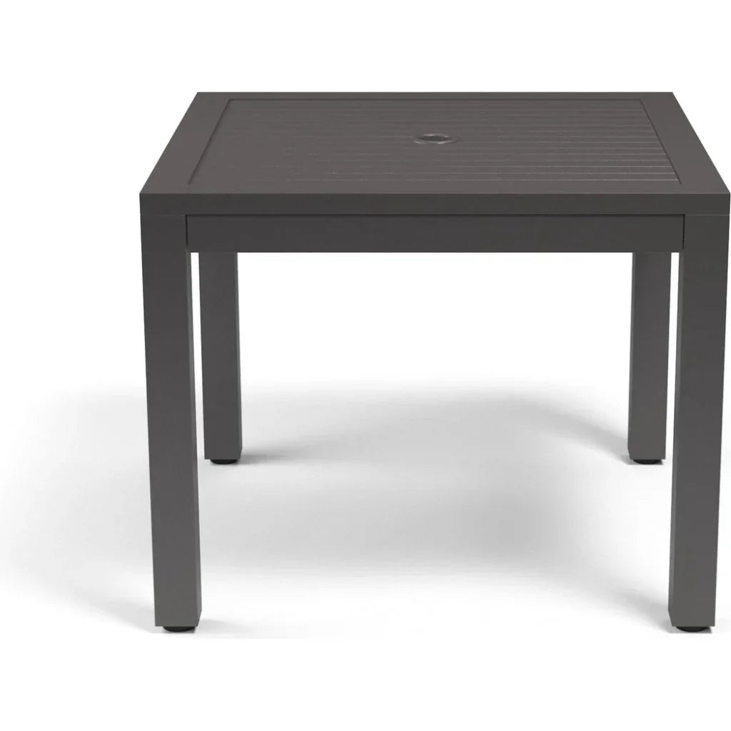 Vegas Aluminum Square Outdoor Dining Table -- view 3