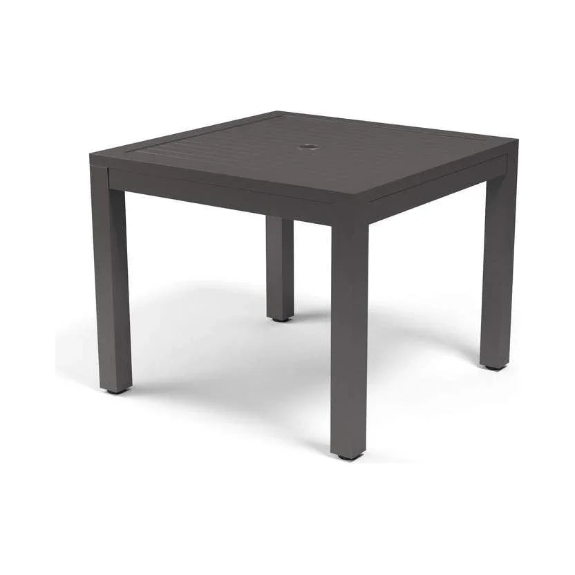 Vegas Aluminum Square Outdoor Dining Table-Outdoor Dining Tables-Sunset West-LOOMLAN