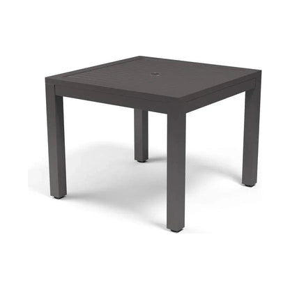 Vegas Aluminum Square Outdoor Dining Table-Outdoor Dining Tables-Sunset West-LOOMLAN